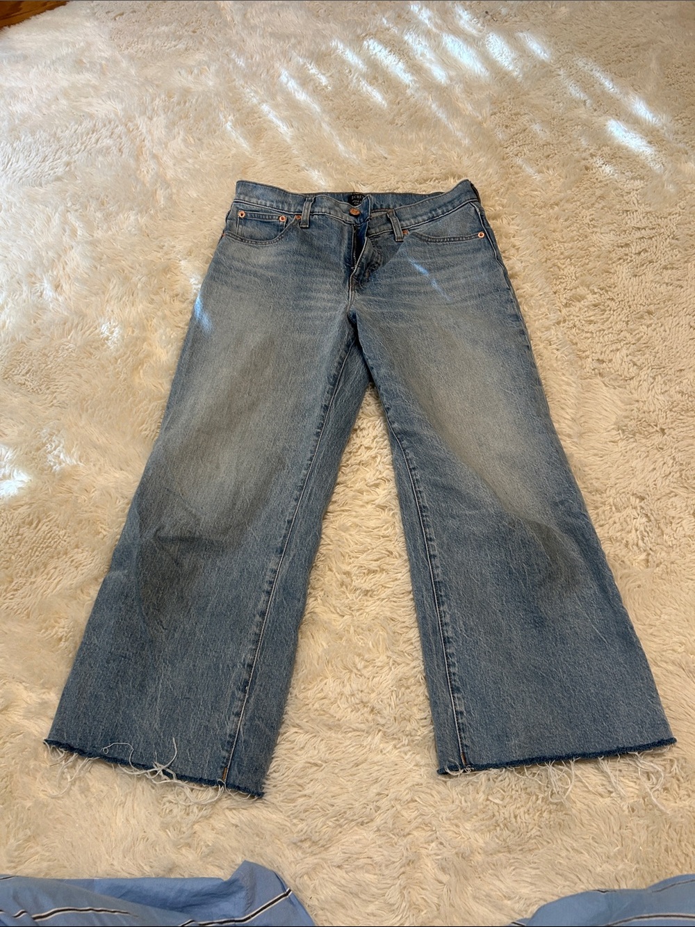 Jcrew Wide Leg Crop Jean